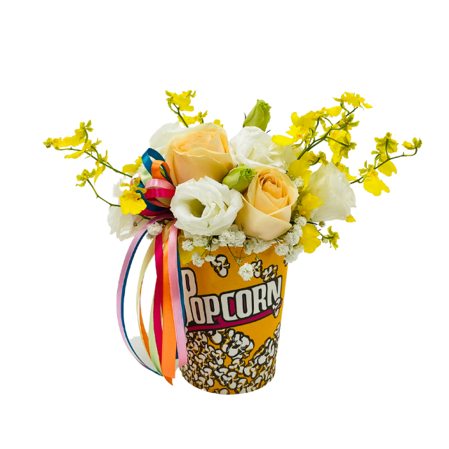 Team Salty Popcorn Flowers